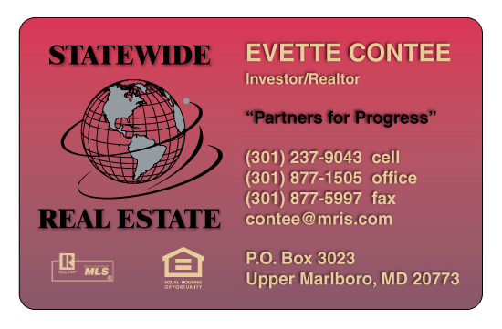 Evette C., Investor/Realtor, Statewide Real Estate, Maryland