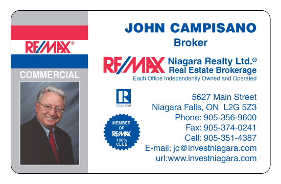 John C., Broker, RE/MAX, Niagara