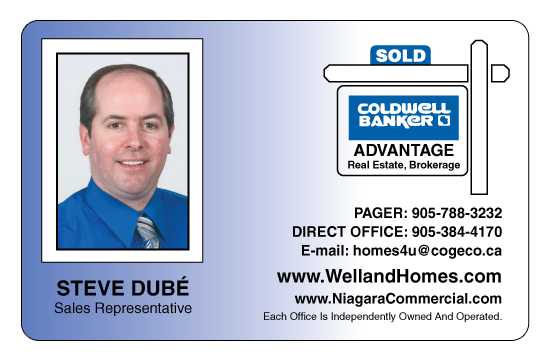 Steve D., Sales Rep, Coldwell Banker, Welland