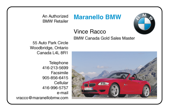 Vince Racco – Maranello BMW